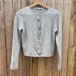 Reformation Gray Women's Cardigan Sweater